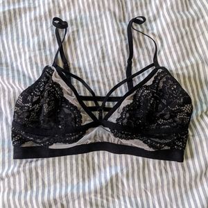 Strappy lace bralette
